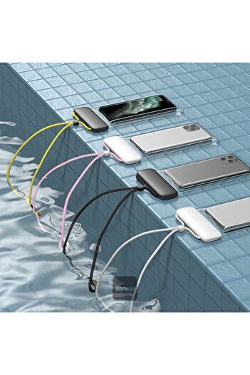 Baseus Baseus Let''s go Waterproof Bag and Phone Case - White And Pink