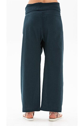 Eliş Şile Bezi Women's Thai Fisherman's Summer Pants and Petröl Sile Beti
