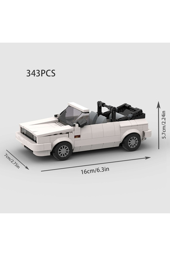 Choice M10450 Cabrio Open Cars City Sport Racers Runabout Building Blocks Bricks Vehicle Kids Toys Gift MOC