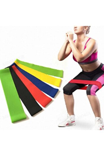 Choice 5PCs Latex Resistance Circle Mini Mini Fitness Stretch Band Stretch Band Rally Band Strength Trainin