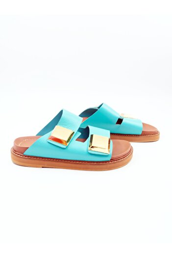 Tenau Women's Genuine Leather Slippers