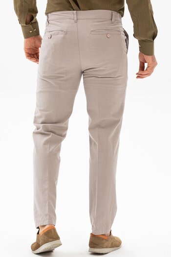 Eliş Şile Bezi Linen Men's Pants Mink Vzn