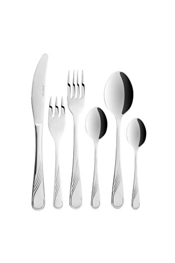 Ambition Stainless steel cutlery set, 50 pieces, 12 people, packed in a gift box, Napoli