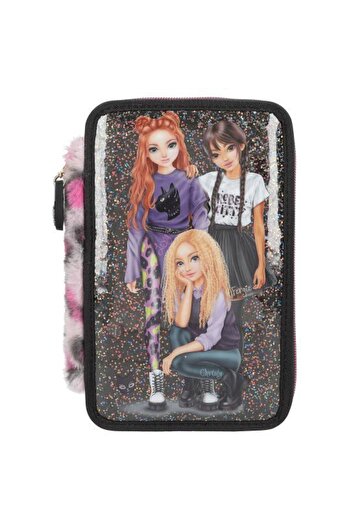 Top Model Triple Pencil Case Rebel Kittty