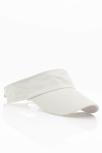 Külah White Women's Visor Cap - UV Protective Visor Hat