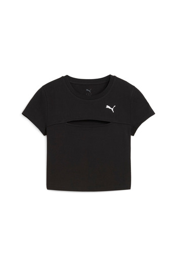 Puma PUMA women's WARDROBE ESS CUT-OUT BABY TEE T-shirt - 63116401