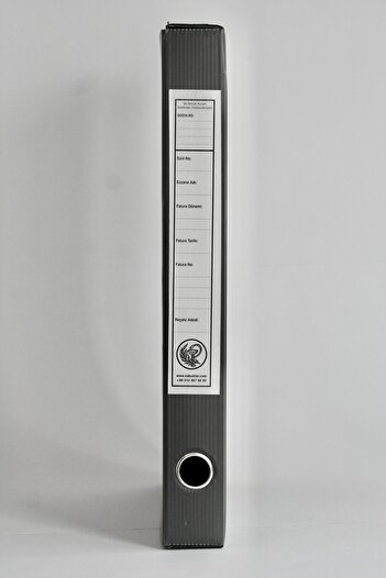 ÇABUKLAR Pharmacy Sgk - Grey Standard Size Prescription Box (29X4,5X40 cm)