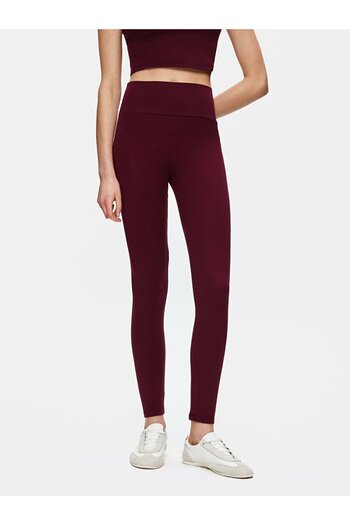 Ltb Basic Slim Red Leggings