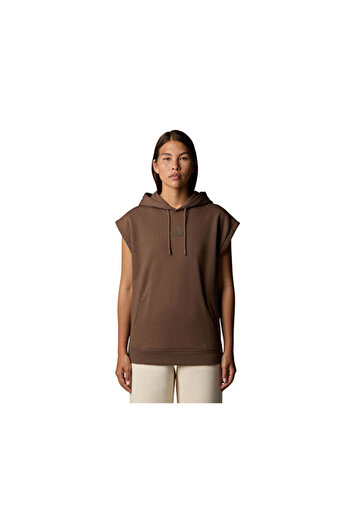 THE NORTH FACE Дамски свободни качулки с качулка, кафяви, ежедневни