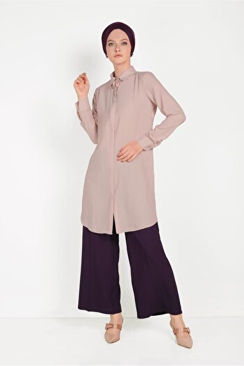 Alvina Classic Tunic with Hidden Buttons 40442