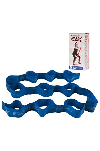 THERABAND CLX Banda de bucle consecutive 2 metri ALBASTRU 2,6 Kg REZISTENȚĂ
