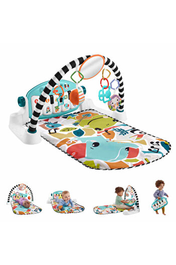 FISHER PRICE Fisher-Price Neşeli Hayvanlar Piyanolu Jimnastik Merkezi HWY49