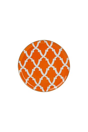 Porland Morocco Ds3 Turuncu Düz Tabak 20 Cm