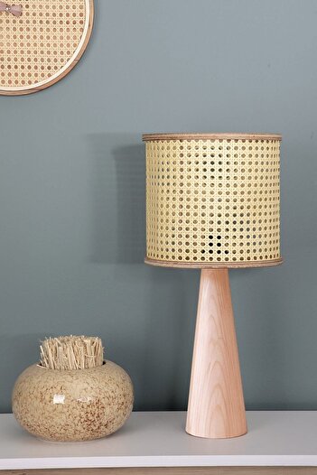 AHŞAP FABRİKASI Heybeli Hazeran Istanbul Series Wooden Lampshade