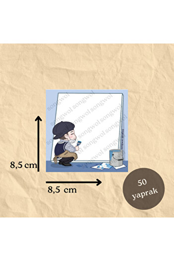 Songwol Studios Painter Kids Memo Pad, Memopad, Notepad, Notepad