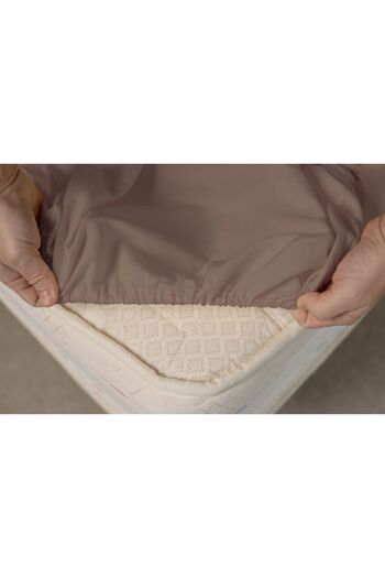 Home Still BROWN COTTON COVER 140 x 200 CM