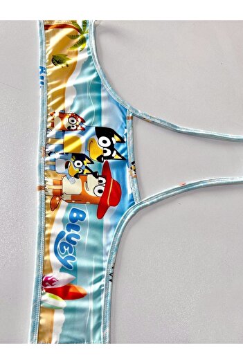 By Piera Kız Çocuk Hızlı Kuruyan 4 Parça Bikini Mayo Seti 86670