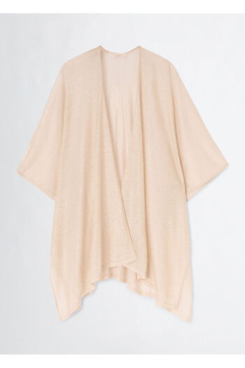 Liu Jo Women's Comfortable Cut Partial Seat Poncho - Beige 2A5007M0300-21406