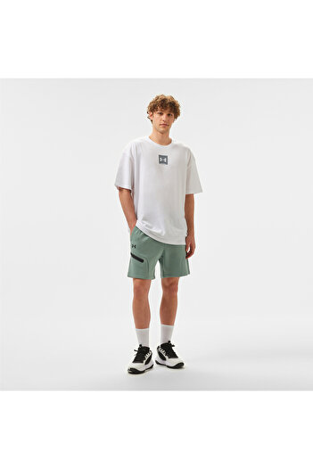 Under Armour Ανδρικό πράσινο σορτς Unstoppable Fleece