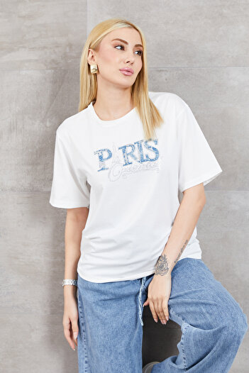 DPARİS Stoned Paris Printed T-Shirt
