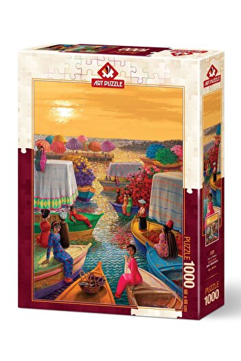 Art Puzzle Flower Port 1000 Piece Puzzle