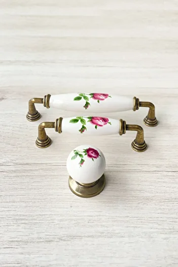 Ucelev Mâner pentru mobilier/dulap/vestiar/uşă/buton de bucătărie din metal-crom lucios