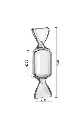 roco paper Transparent Shaped Candy Box 12 Pieces, 8.5 X 4 X 5 cm Dimensions