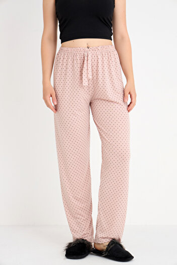 DONEX Soft Textured Flexible and Comfortable Poly Viscon Fabric Pajama Bottom