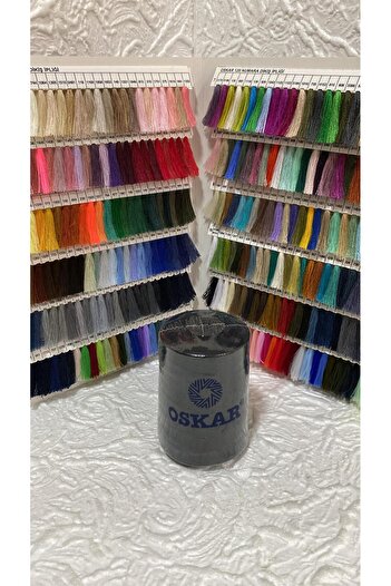 Oskar Size 50 Denim Sewing Thread 100% Polyester 5000 Mt (Black)