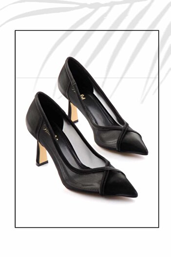Bambi Black Women's Classic Heeled Shoes K01188203438