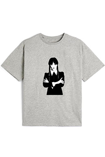 makiteks Quality Cotton Combed Boys Girls Children Printed Tshirt 5 6 7 8 9 10 11 12 13 14 Years Wednesday