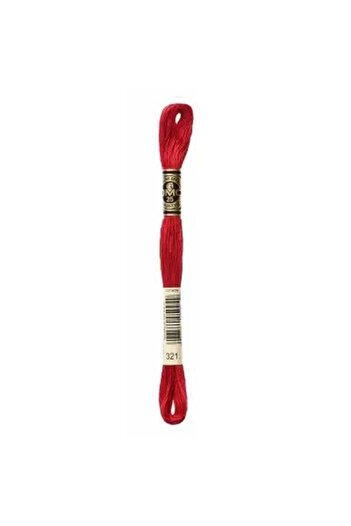 Dmc Muline Hand Embroidery Threads - 8 m - Color No 321