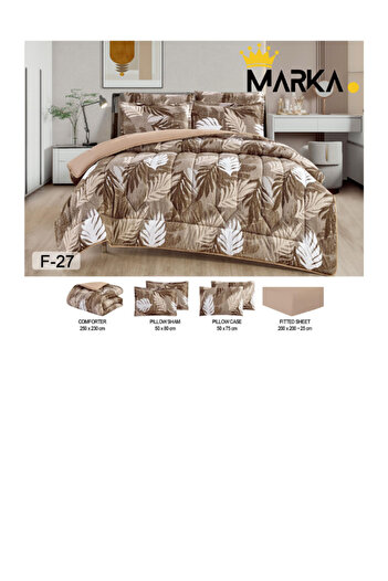 Marka Freela Cool Double Bedspread with Two Different Shapes