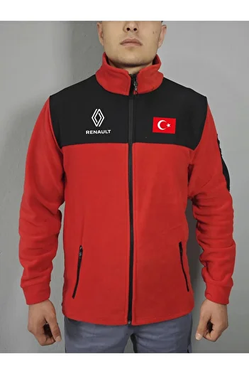 dafri Top Quality Polar Jacket with Logo and Flag Print