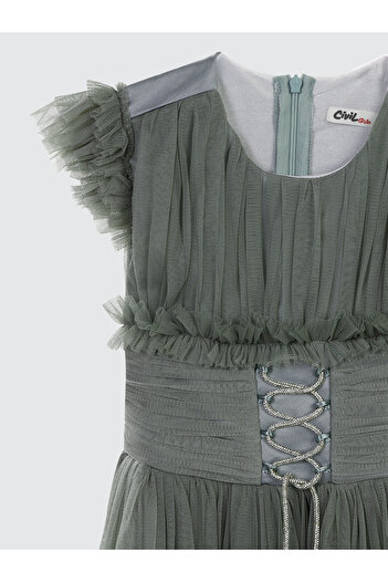 Civil Girls Girl's Evening Dress 6-14 Years Old Green