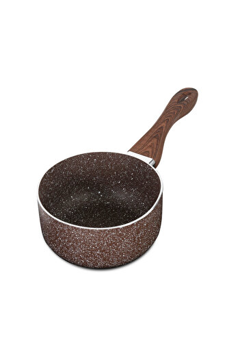 CLIKON HOMEWAY 18CM Marble Coated Saucepan – Nonstick, Induction Compatible, Durable, Easy to Clean