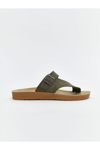 LC Waikiki Men's Suede Look Flip Flops