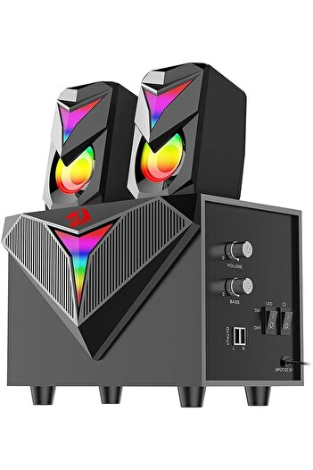 REDRAGON مكبرات صوت الألعاب الفرعية GS700 Toccata RGB 2.1