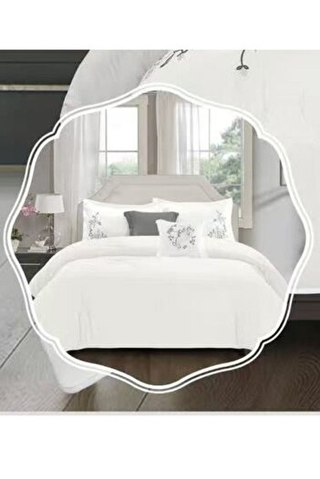 smart home Embroidered two-sided quilt set, two-sided mattress, consisting 6 pieces, 100% microfiber,240x260cm