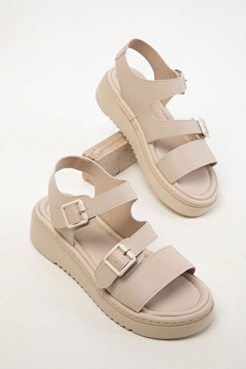 SOHO Beige Women's Sandals 20463