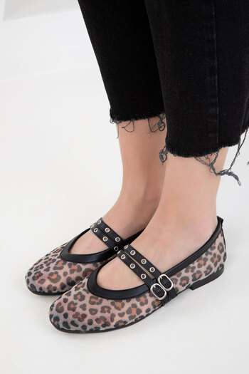 SOHO Leopard Women's Ballerinas 20466