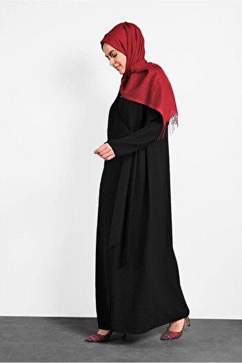 Alvina Side Tie Crepe Dress 20020