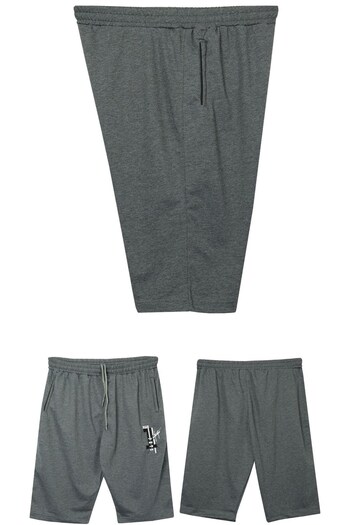 marufshop Pine1 Written Combed Cotton Capri Suitable for Men's Large Sizes between 110 - 150 Kilograms