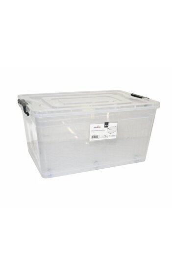 Generic 50L Multipurpose Plastic Storage Box with Wheels