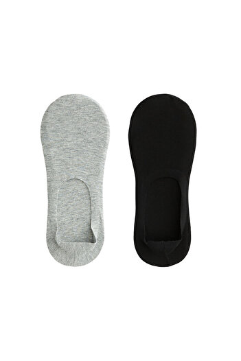 Oysho 2 pairs of high cut cotton blend invisible socks