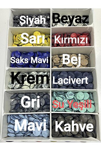 karantuhafiye Baby Button / Basketball Top Model / 10 Pcs Black