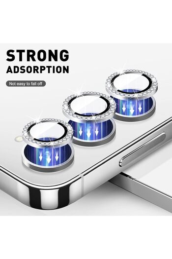 Fibaks Samsung Galaxy A16 Compatible Stony Glossy Camera Lens Protector Glass and Frame Camera Protection Lens