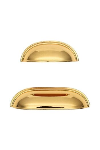 bablife Sandală de lux - 64 mm galben auriu, mânere pentru mobilier pentru sertar și dulap