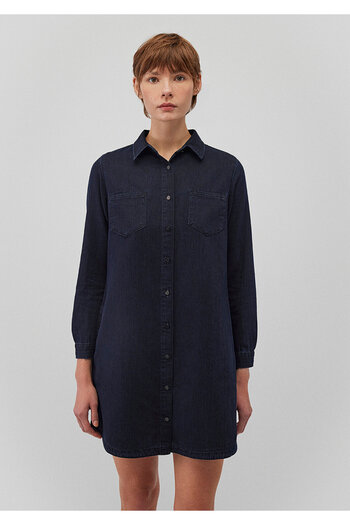 Mavi Liz Casual Indigo Si Jean Elbise 130656-85601
