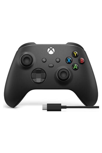 xbox Controller Microsoft Xbox Series X Wireless + cablu USB Type-C (Negru)